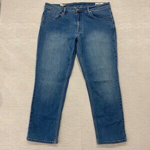 Buffalo David Bitton Jack Jeans Mens 36 x 30 Slim Fit Straight Medium Wash Denim